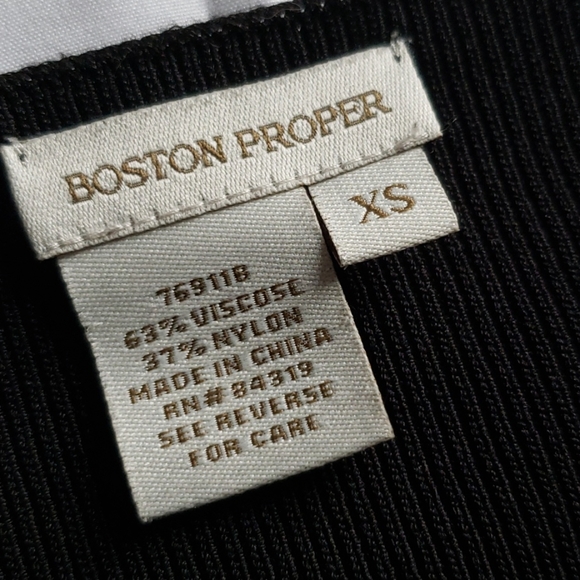 Boston Proper xs small black shirt - Picture 3 of 6